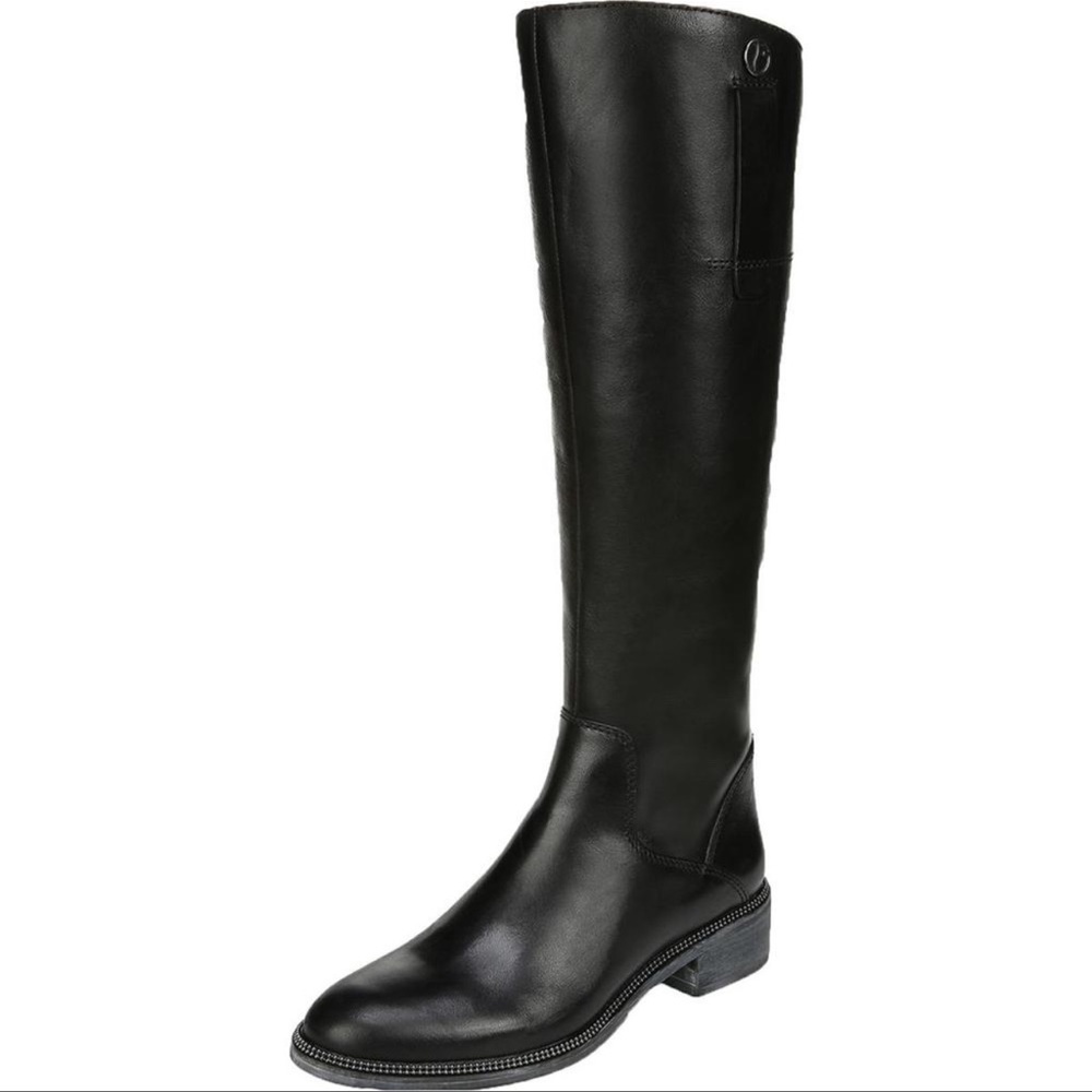 Franco Sarto Becky Womens Leather Knee-High Riding Boots